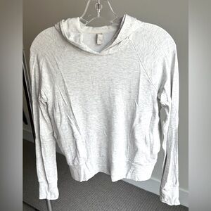 Athleta Girl Light-Grey Soft Hoodie